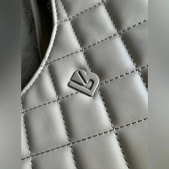 Buffbunny Quilted Crossbody Purse Tan Taupe Neutral Chamomile Wallet Convertible - Picture 4 of 15